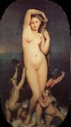 Love and beautiful goddess, Jean-Auguste Dominique Ingres